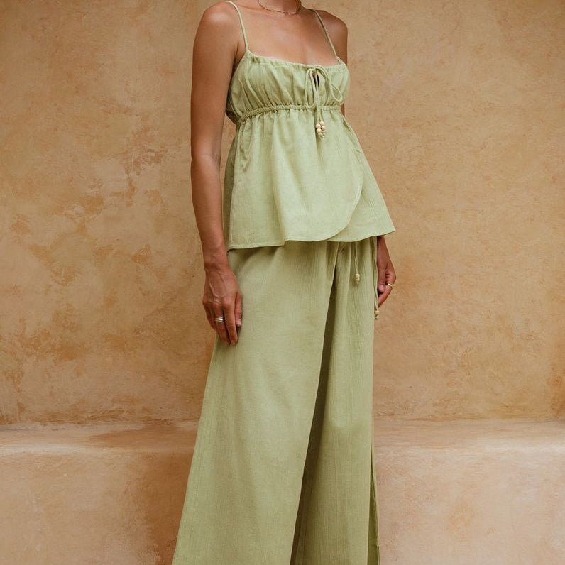 Hema Wrap Linen Pants