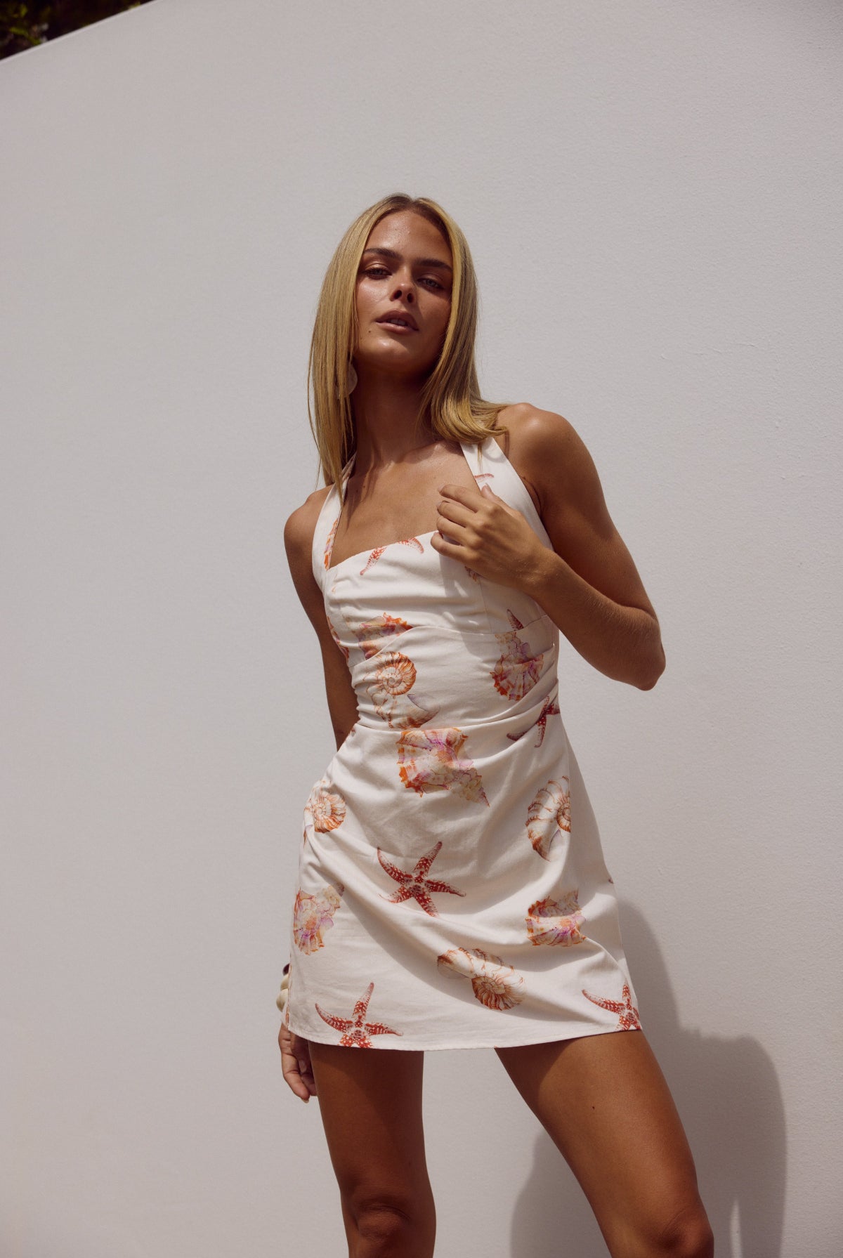 Mindy Mini Dress- Pink Sand