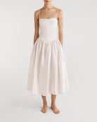 Encantadore Emma Ivory Midi Dress
