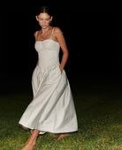 Encantadore Emma Ivory Midi Dress