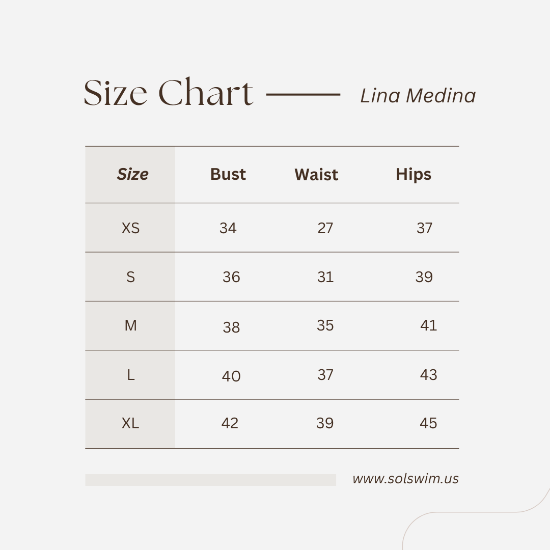 Lina Medina Size Chart