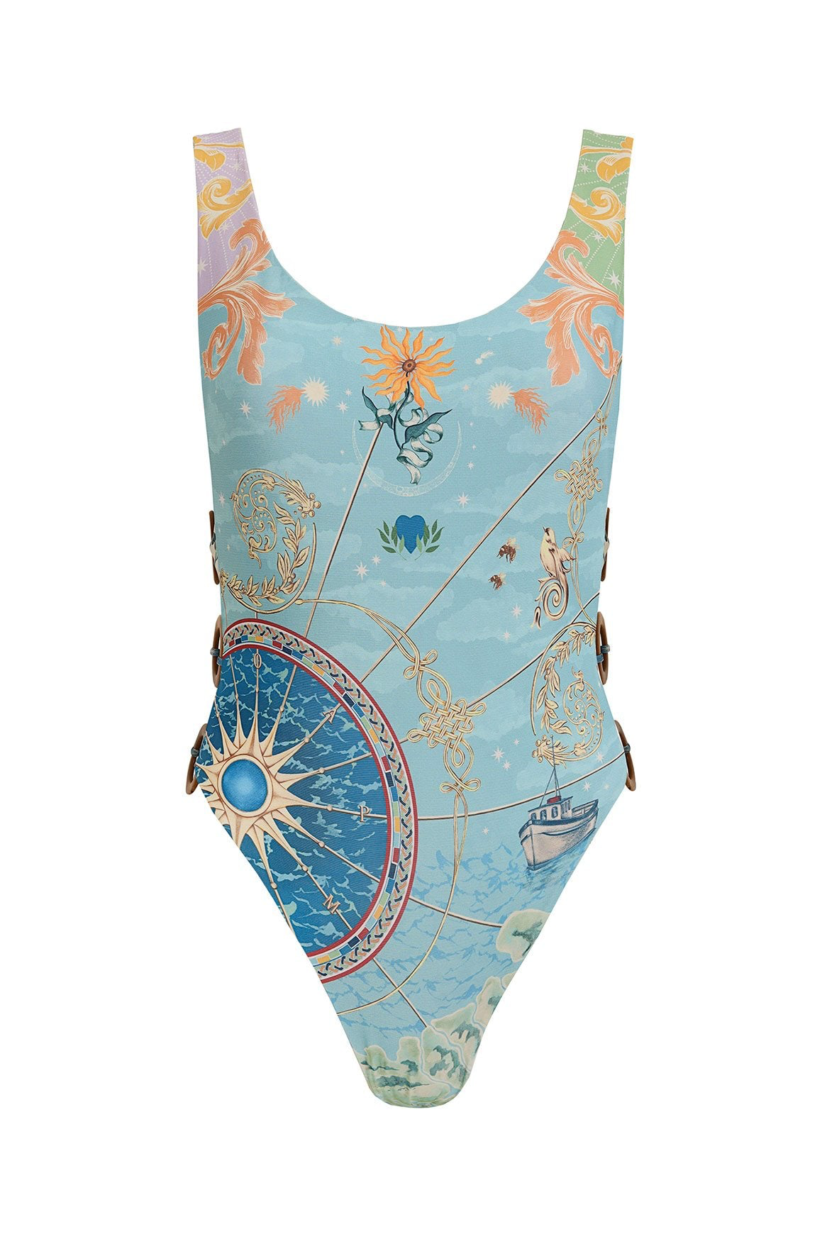 Agua bendita Nader Yara One Piece Swimsuit