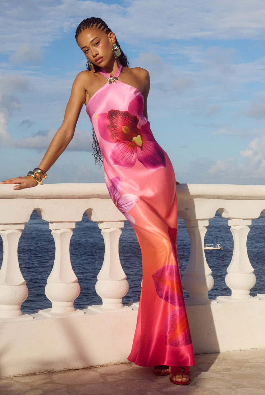 CHARA MAXI DRESS - COSMO OMBRE