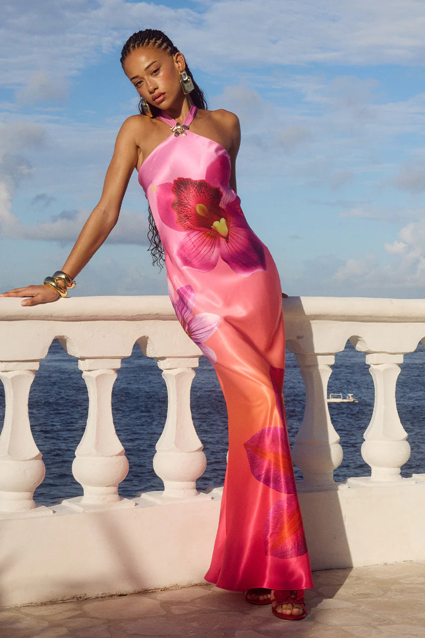 CHARA MAXI DRESS - COSMO OMBRE