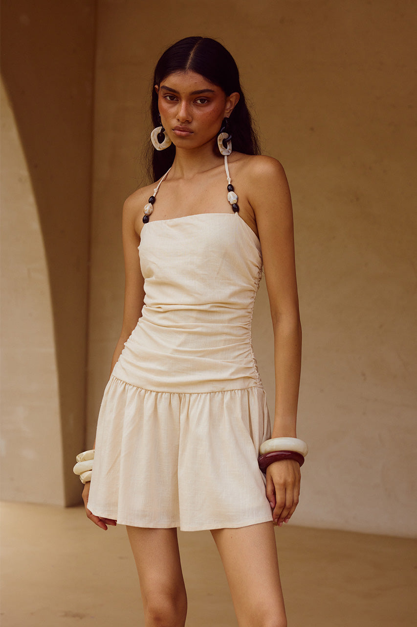 MARIANNA MINI DRESS - CREAM