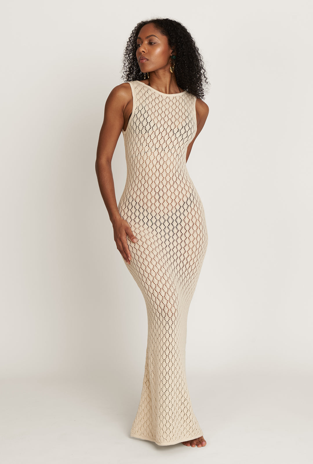 Abaco Crochet Maxi Dress