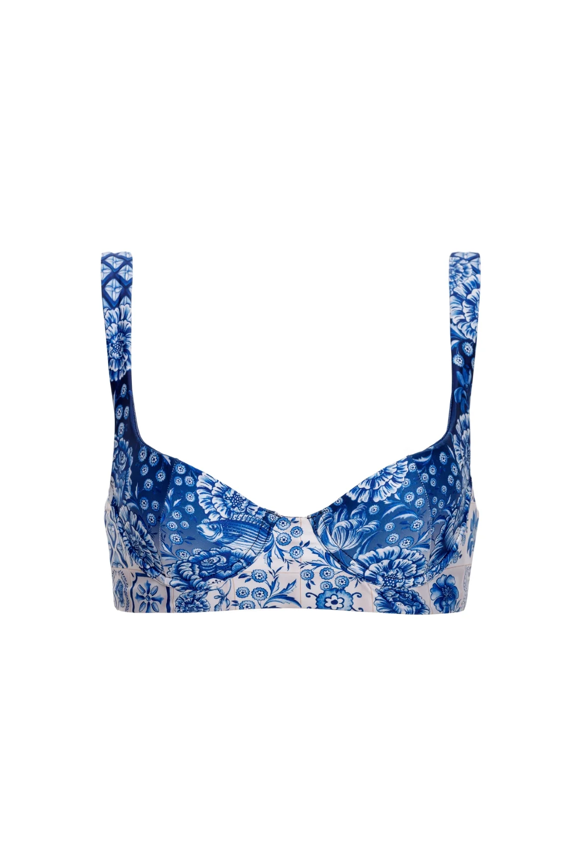 Agua Bendita | Balena Azure Bikini Top