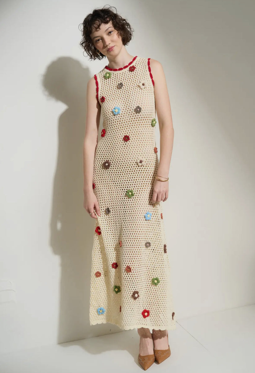 The Flor Knit Maxi Dress  SOL SWIM