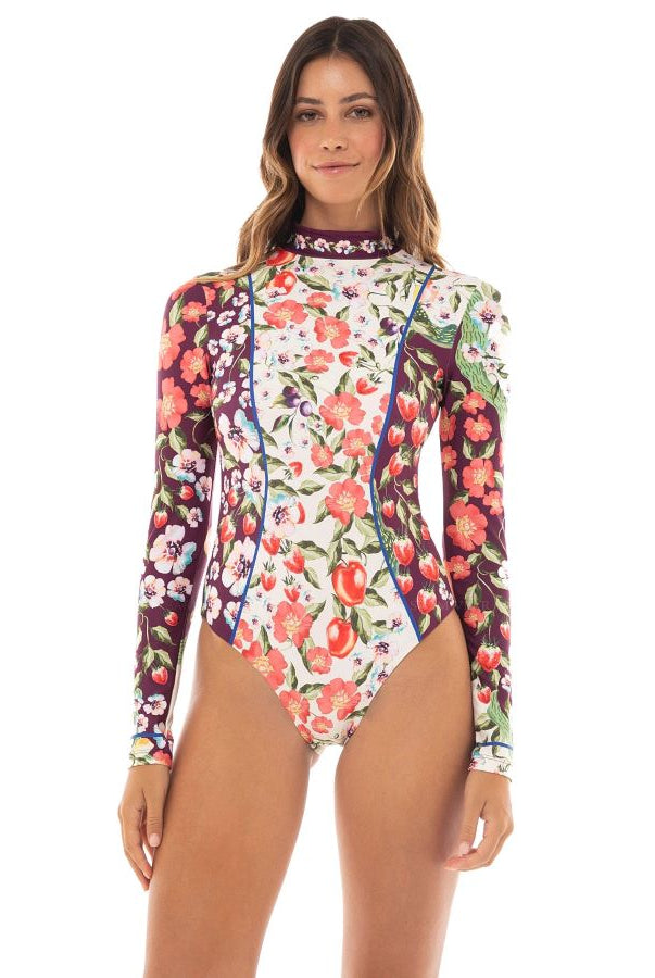 Agua Bendita - MEI Long Sleeve One Piece Swimsuit