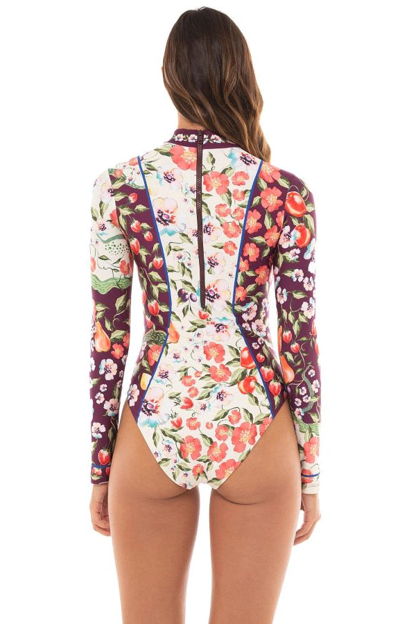Agua Bendita - MEI Long Sleeve One Piece Swimsuit