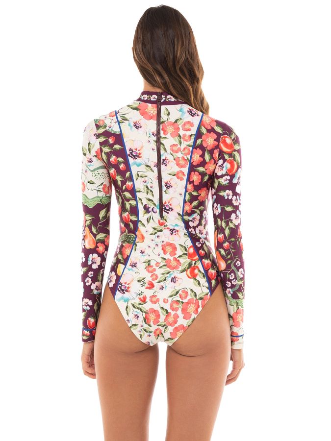 Agua Bendita - MEI Long Sleeve One Piece Swimsuit