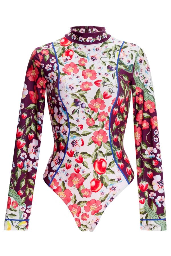 one piece swimsuit long sleeve