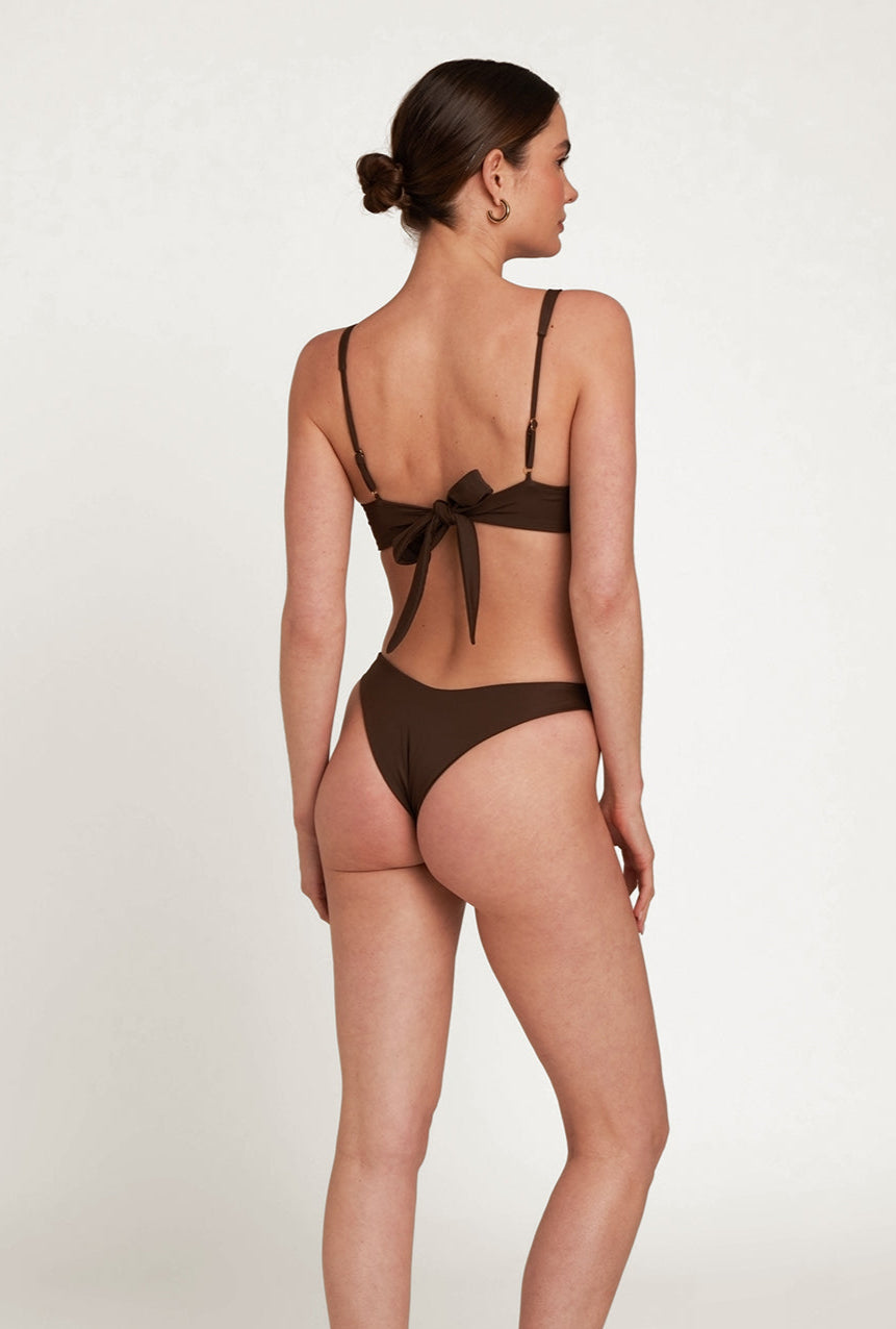Palma Bikini Top - Espresso