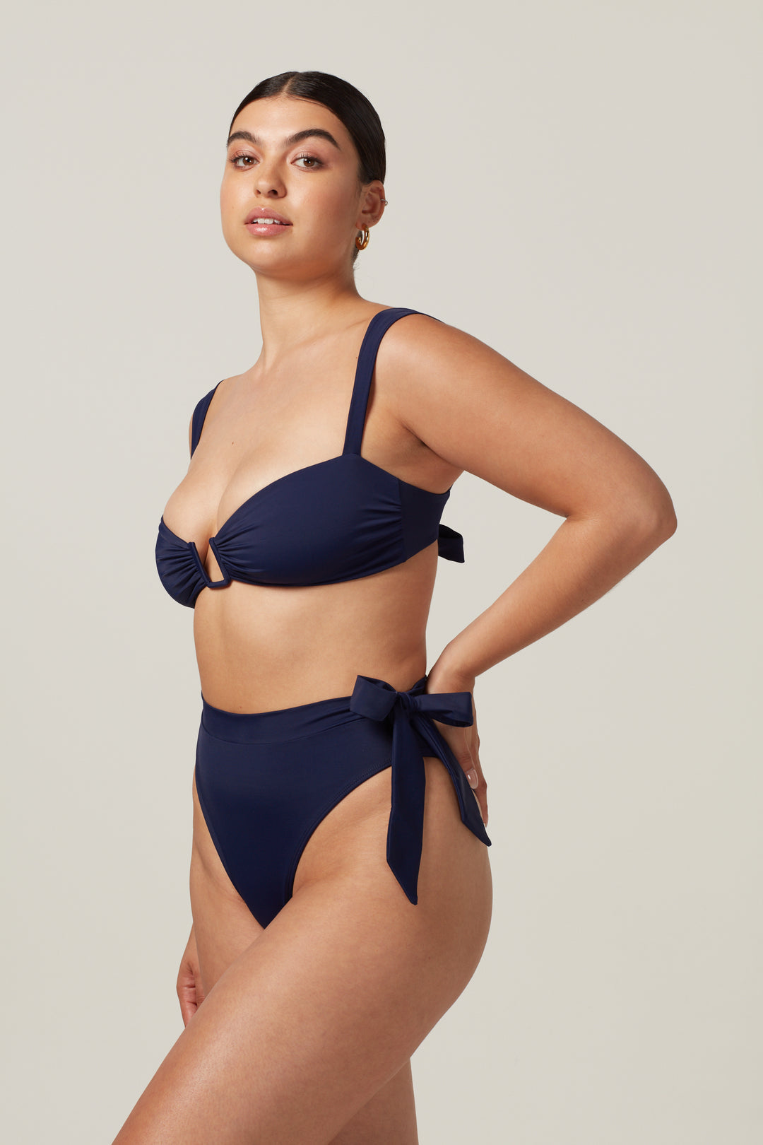 Away That Day | Tahiti Bikini Bottom - Ocean Blue