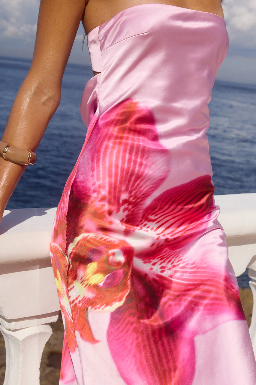 CELESTE MAXI DRESS - ORCHID PINK