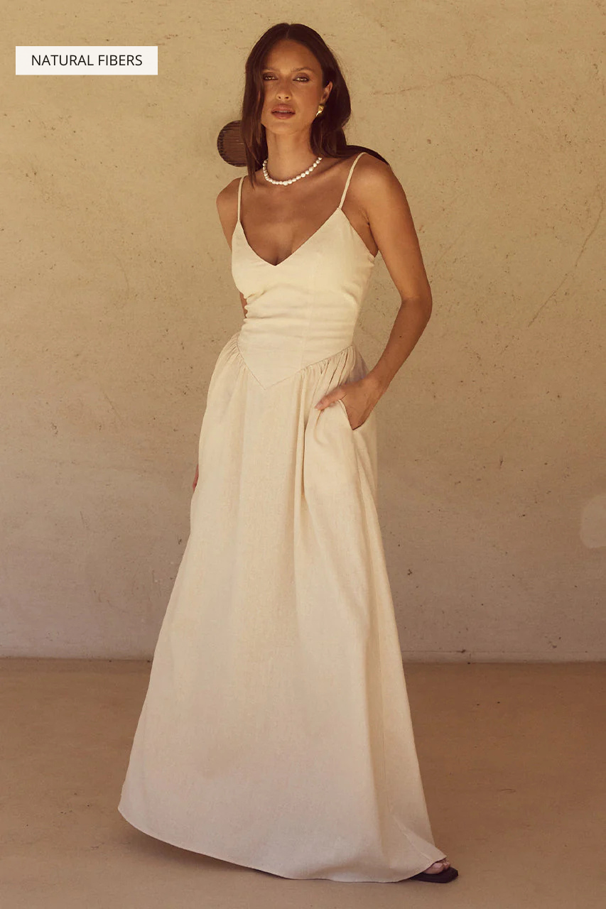 ZEPHY MAXI DRESS- SAND