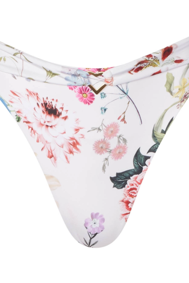 High waisted bikini bottom set