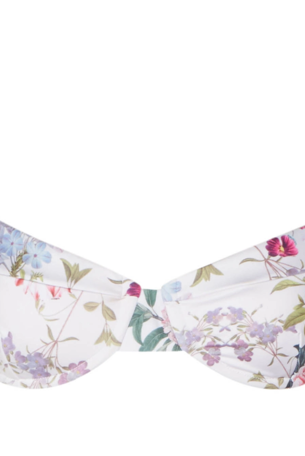 Bustier top bikini set