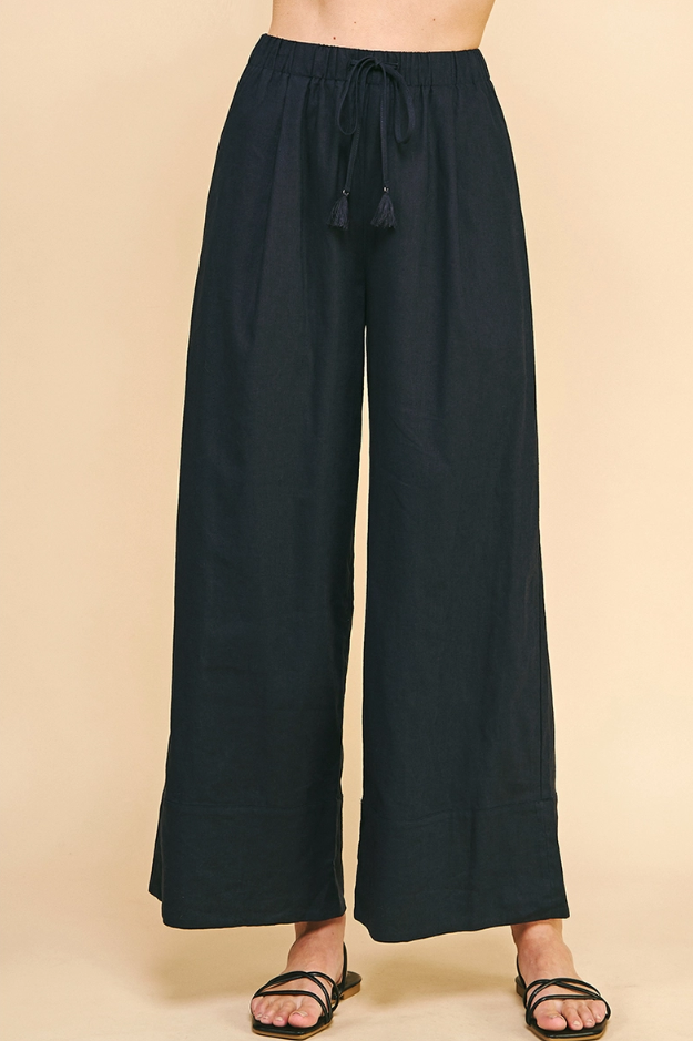 Relaxed Fit Pants - Navy