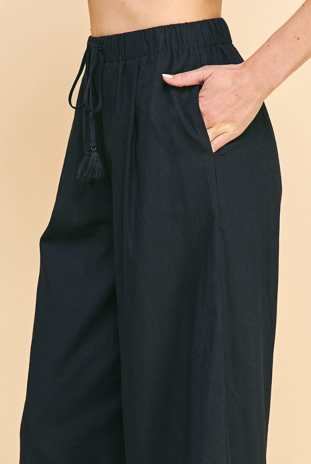 Relaxed Fit Pants - Navy