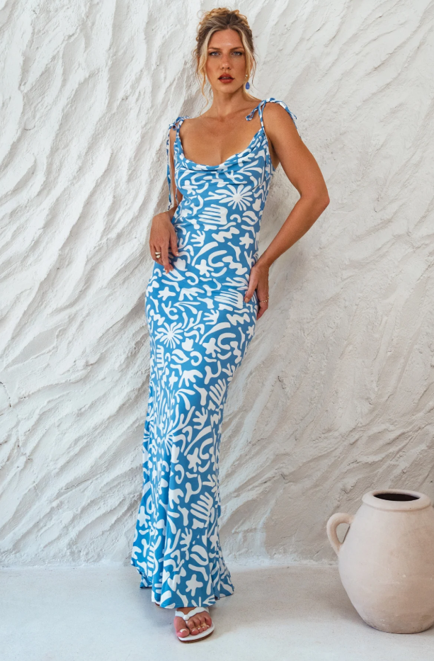 Ermes Maxi Slip Dress | Mare