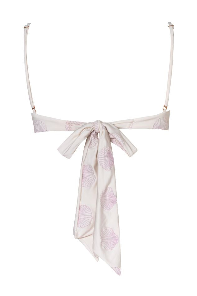 Adjustable underwire bikini top set