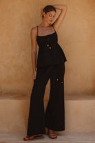 Hema Wrap Linen Pants