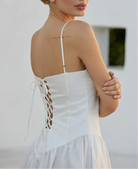 Encantadore Emma Ivory Midi Dress