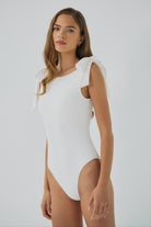 Delfina White One-Piece Swimsuit
