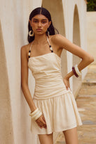 MARIANNA MINI DRESS - CREAM