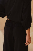 Hema Wrap Linen Pants black