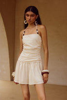 MARIANNA MINI DRESS - CREAM