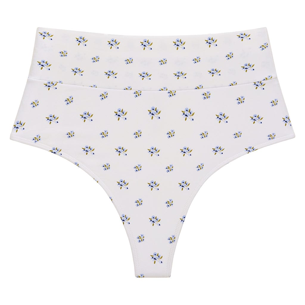 Heidi Floral Added Coverage High Rise Bikini Bottom