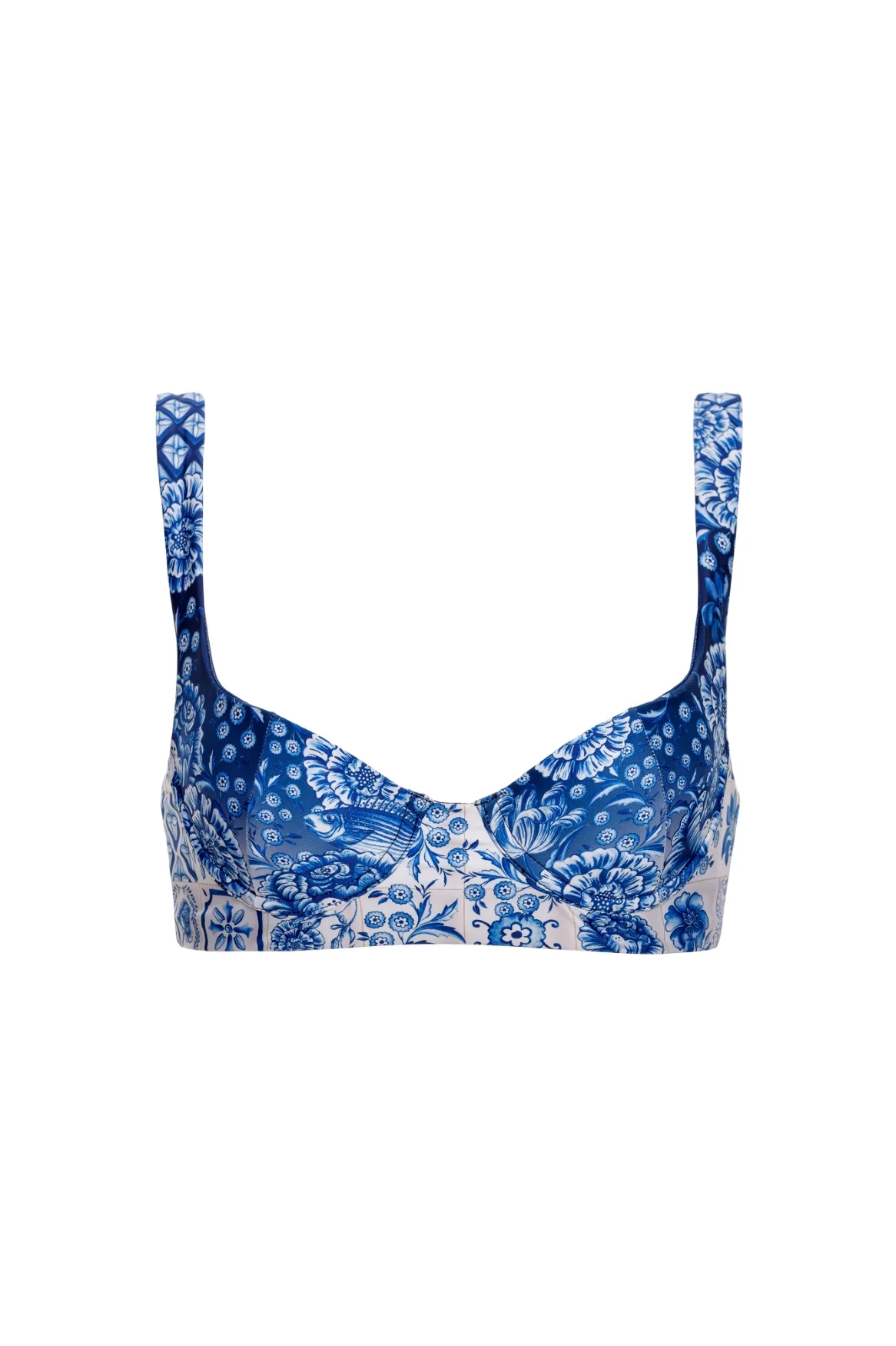Agua Bendita | Balena Azure Bikini Top