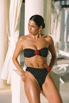 Acapulco Rose Top - Polka Dot