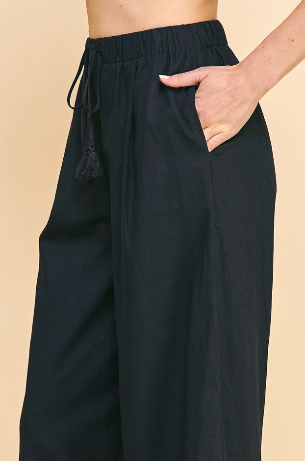 Relaxed Fit  Pants - Navy