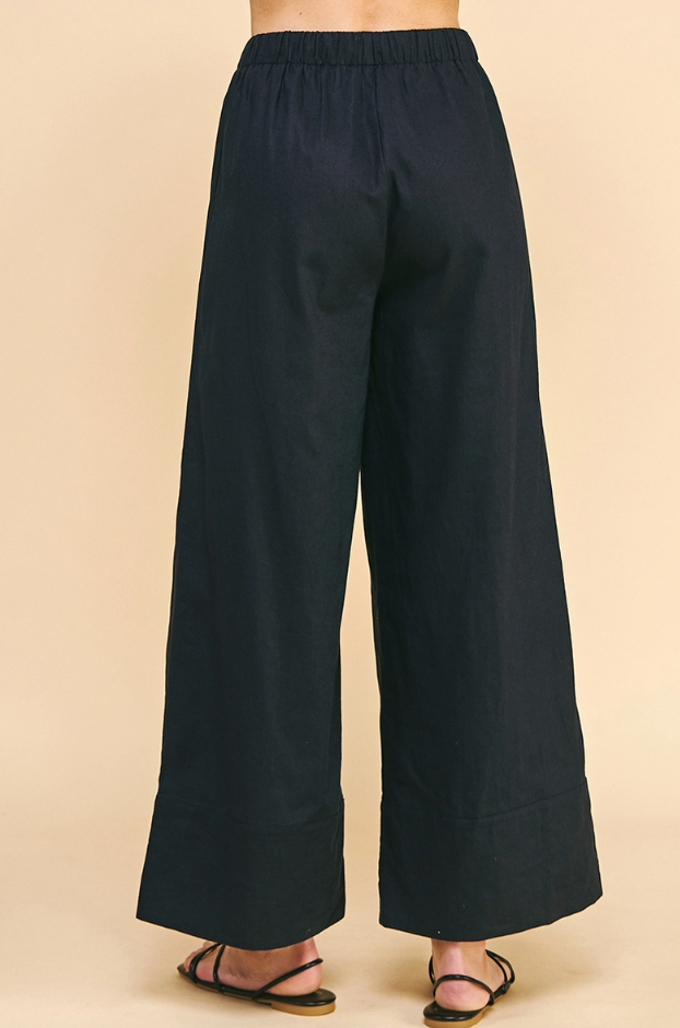 Relaxed Fit  Pants - Navy