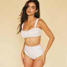 Heidi Floral Victoria Bikini Top
