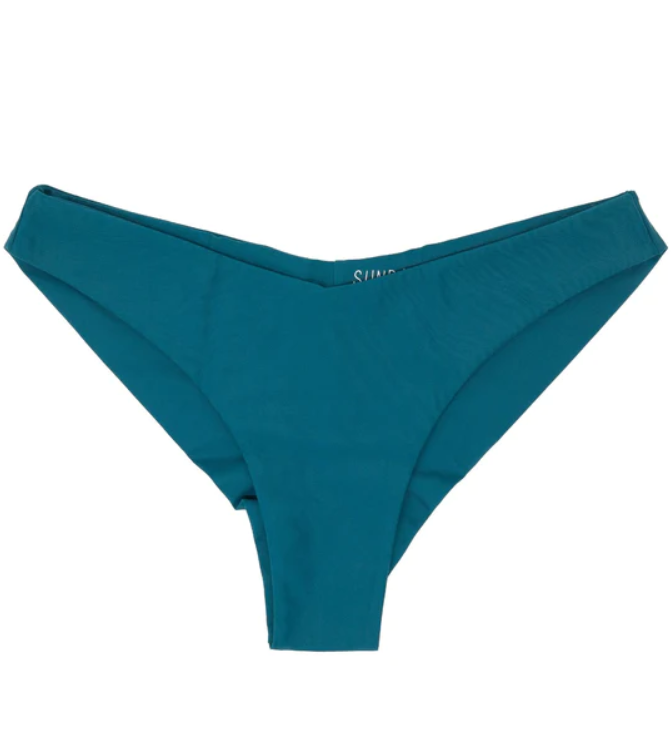 cheeky blue bikini bottom, 