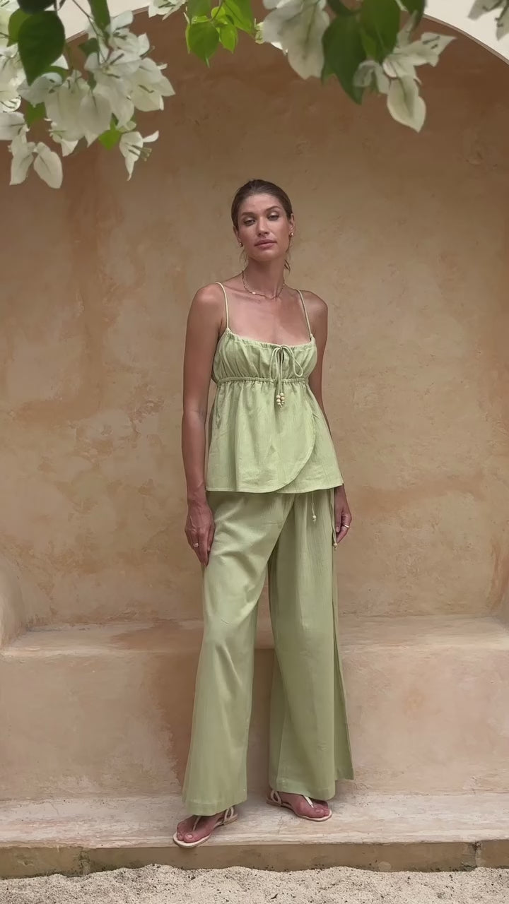 Hema Wrap Linen Pants